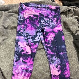Under Armour Women's Purple and Pink Leggings